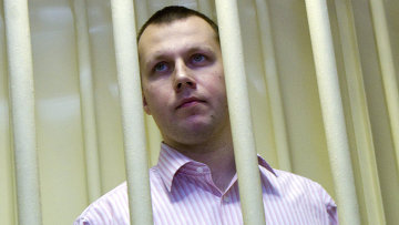 Николай Захаркин в зале заседания Московского окружного военного суда