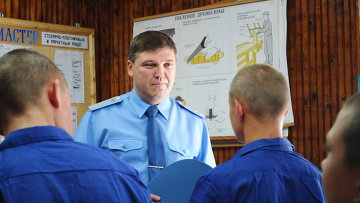 Визит заместителя директора УФСИН Алексей Величко в Алексинскую воспитательную колонию