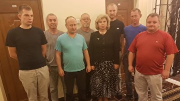 Задержанные украинскими пограничниками моряки 