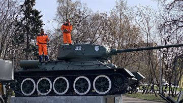 Суд обязал вернуть заводу выставленный в Брянске в качестве экспоната танк Т-34