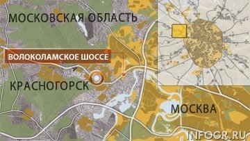 Карта красногорска московской области с районами